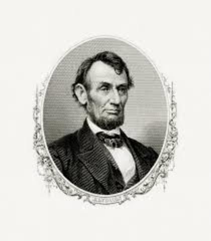 President Lincoln is inaugurated for second term