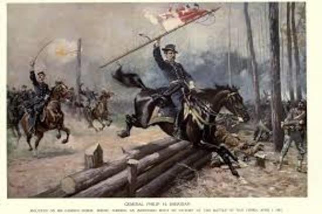 A decisive Union victory by Cavalry Gen. Philip H. Sheridan