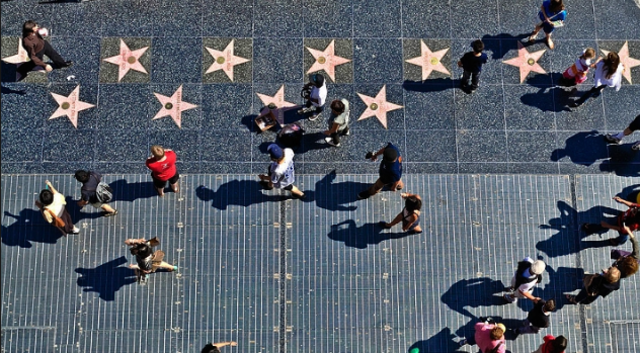 The Hollywood Walk of Fame is started
