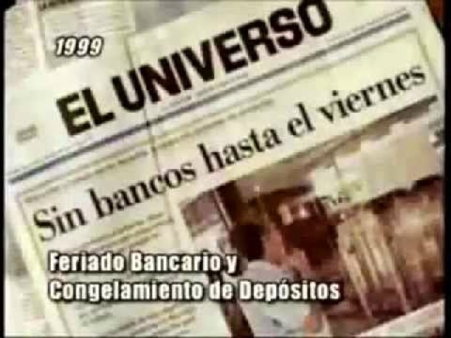 Hizo el feriado bancario en 1999.