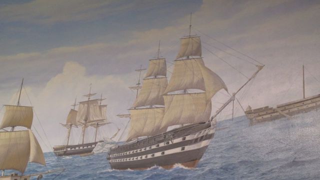 British ships arrive