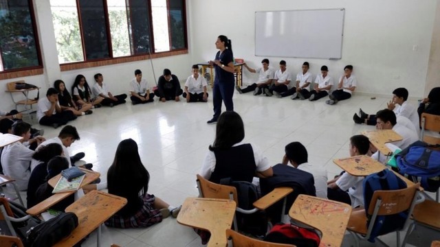 Capacitación de los estudiantes