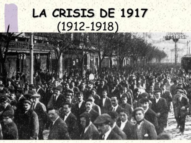 La crisis de 1917