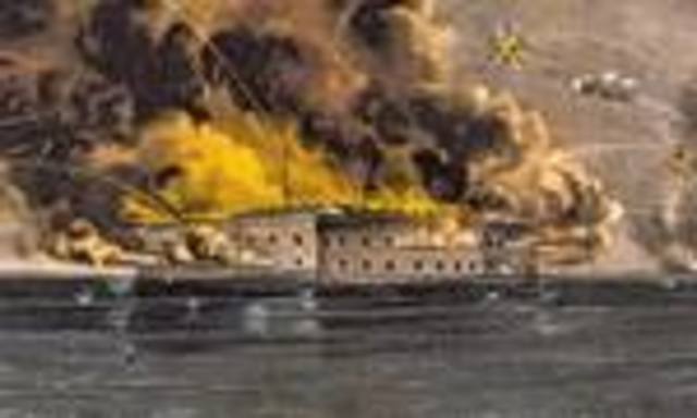 Battle at Fort Sumter