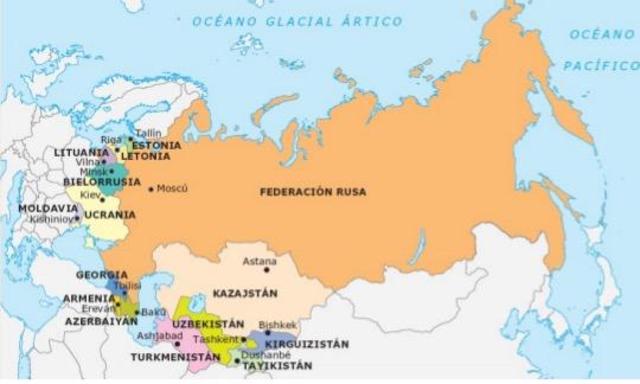 Desintegracion de la URSS