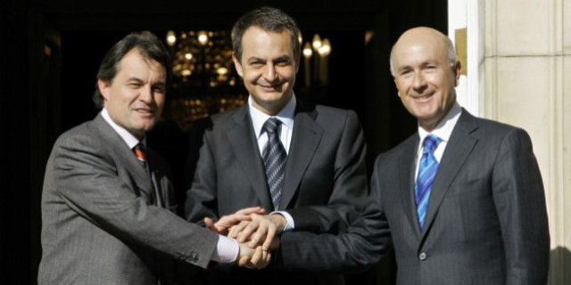 El pacte Mas-Zapatero, la primera retallada de l'Estatut&nbsp;