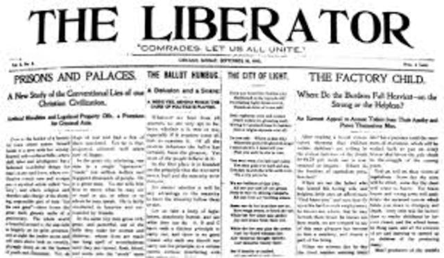 the liberator goes  into print