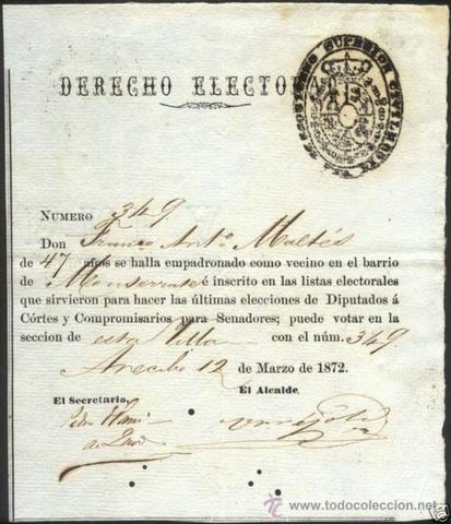 Organización y Procesos Electorales a partir de  la Constitución de 1857