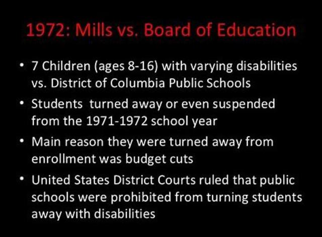 Mills v Board of Education