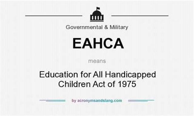Education for all Handicapped Children Act