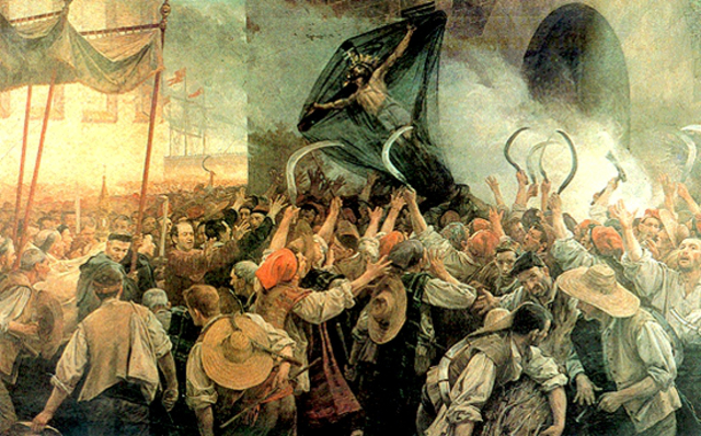 1780 Sublevaciones campesinas en Charata , Mogotes y Simacota