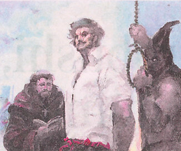 1782 Ejecución de Jose Antonio Galan y otos lideres