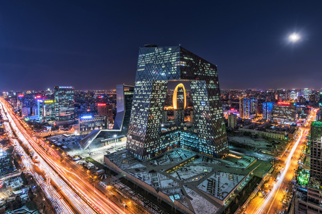 CCTV Headquarters in Beijing in China - project from 2004 to 2012