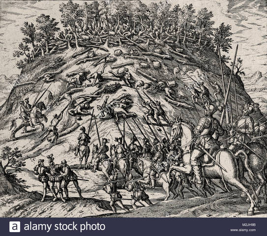 Alvarado quema la ciudad