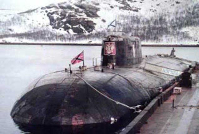 El submarino "Kursk"