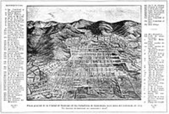 Plano general de la ciudad de Santiago de los Caballeros