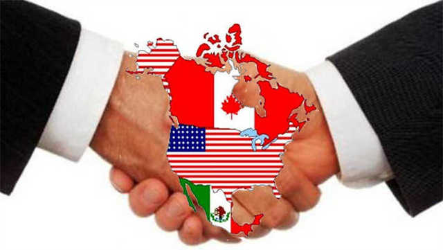 Tratado de Libre Comercio de América del Norte (TLCAN), con Estados Unidos y Canadá