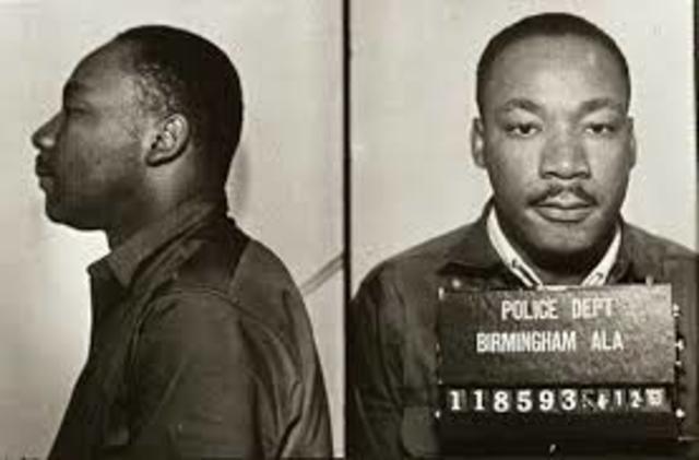 PERSONAL EVENT: MLK goes to a Birmingham jail