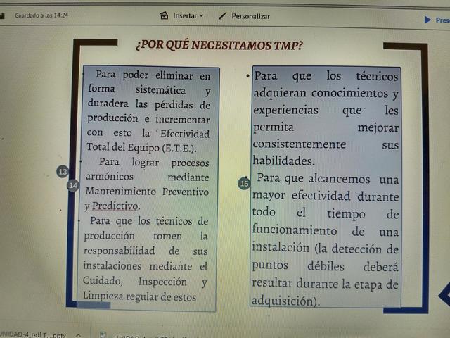 ¿POR QUÉ NECESITAMOS TMP?