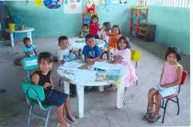 Creación de los Centros de Atención Integral al Preescolar (Caip)