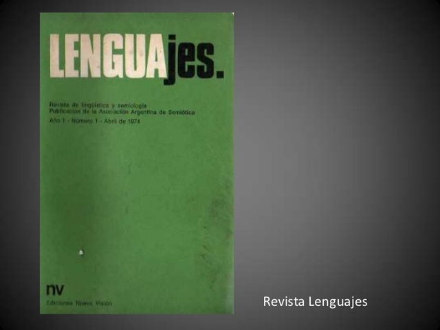 Revista Lenguajes