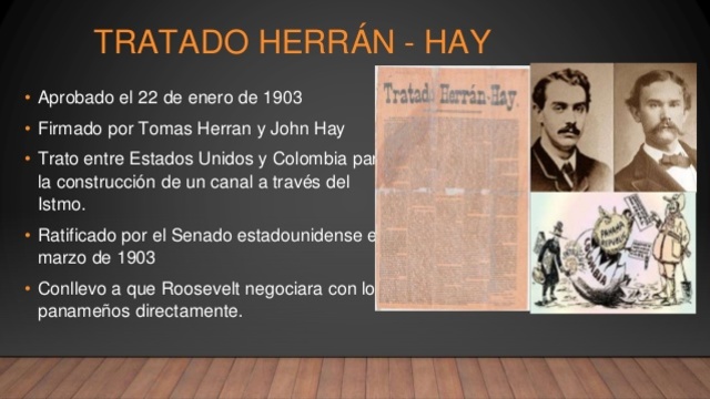 Adquisición de Derechos a Colombia por el canal de Panama