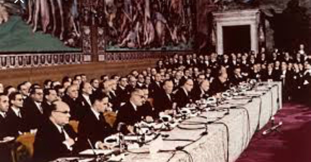 La creación de la Comunidad económica Europea en 1957