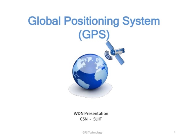 GLOBAL POSITIONING SYSTEM (GPS) EN ARGENTINA