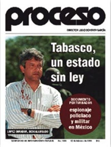 AMLO encabeza la toma de carreteras y accesos de Pemex.