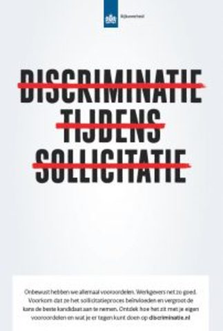 Gelijke behandeling op de arbeidsmarkt.