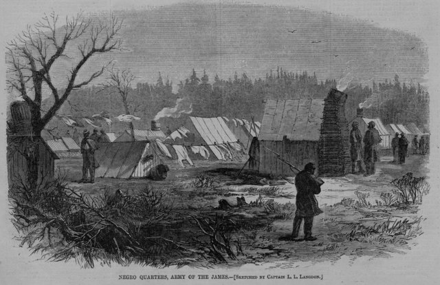 Army of the James land at Bermuda Hundred and City Point