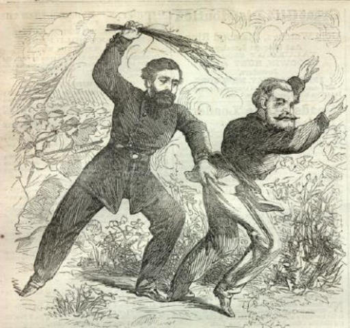 General Ulysses S. Grant and Robert E. Lee battle for days