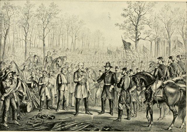 The Confederates Surrender