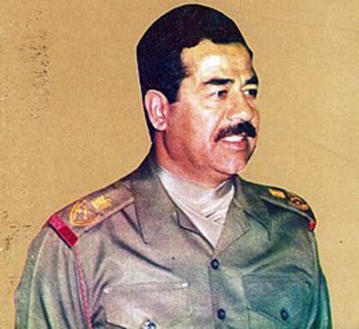 in Iraq sale al potere Saddam Hussein