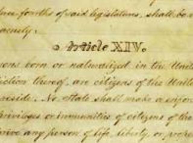 14th amendment is passed by congress