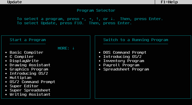1987, OS / 2: