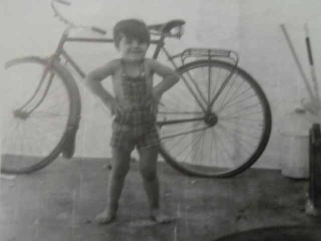 Arribada del meu pare a Sabadell.