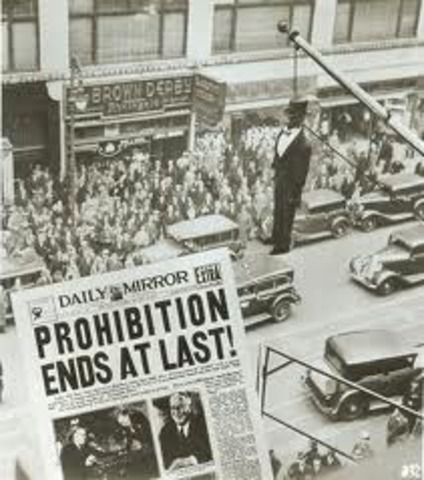 prohibition ends