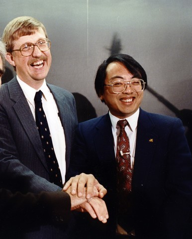Francis Collins y Lap-Chee Tsui