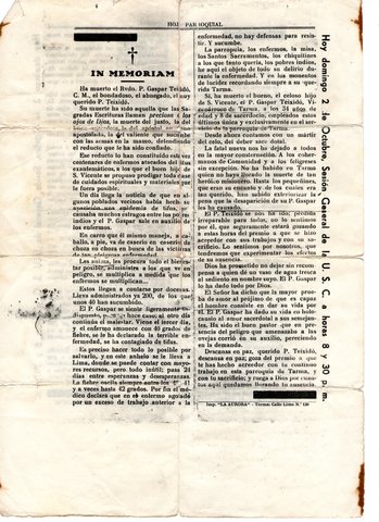 El germà del meu besavi mor de còlera en una expedicó (1939)