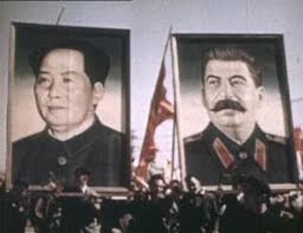 China se alineó con la URSS