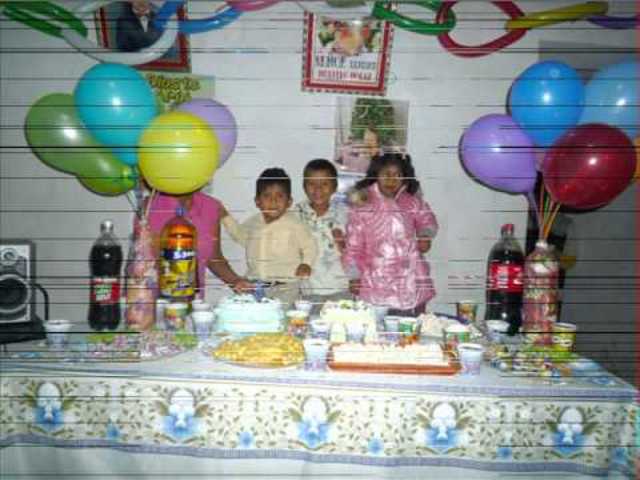 Mi primer fiesta de cumpleaños.