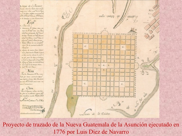 Trazado Nueva Guatemala
