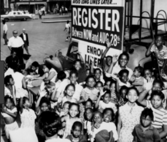 Blacks able to vote in D.C.