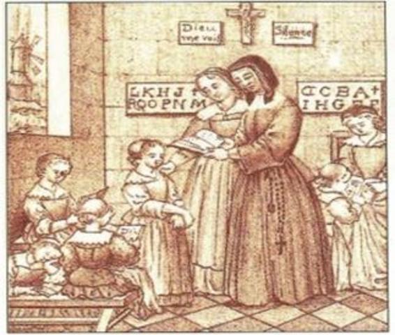 Se funda la primera escuela de primeras letras