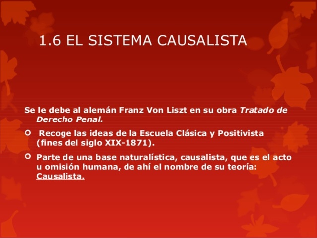 El sistema casualista