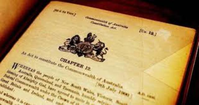 A draft of the constitution is made