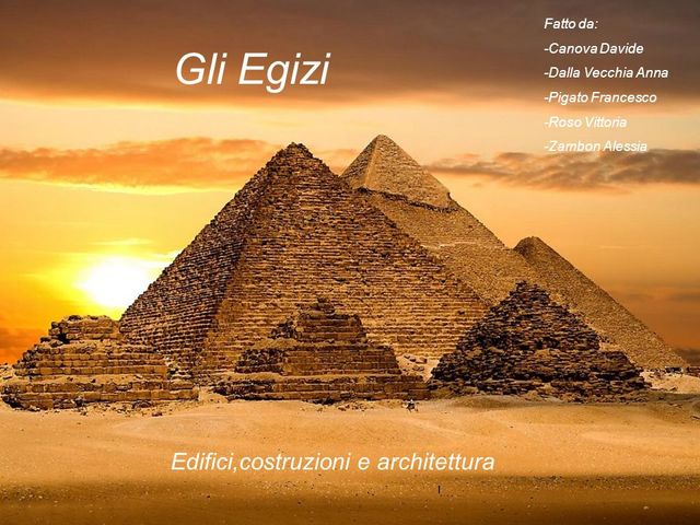 gli egizi