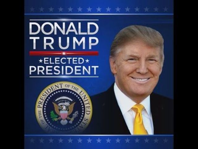 DONALD TRUMP ELECTED PRESIDENT