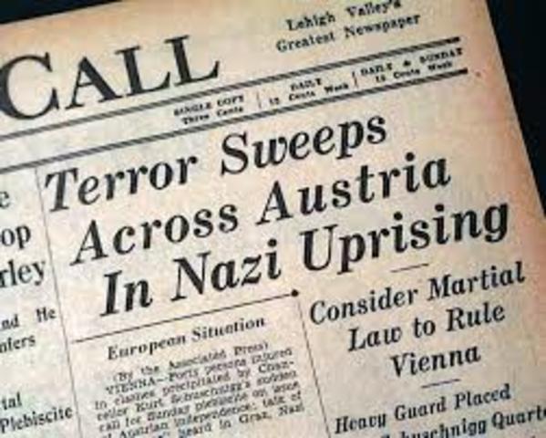 Hitler invades Austria